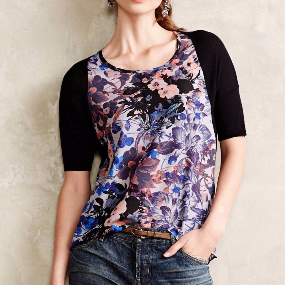 Little Yellow Bird Anthropologie Blouse Size Small